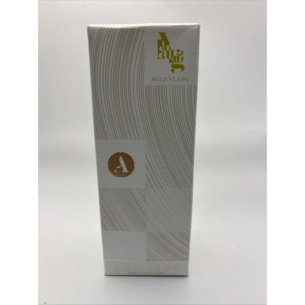 Aquiesse Body & Hand Lotion Wild Ylang 10.5oz New In Box Mindful Luxury Boutique